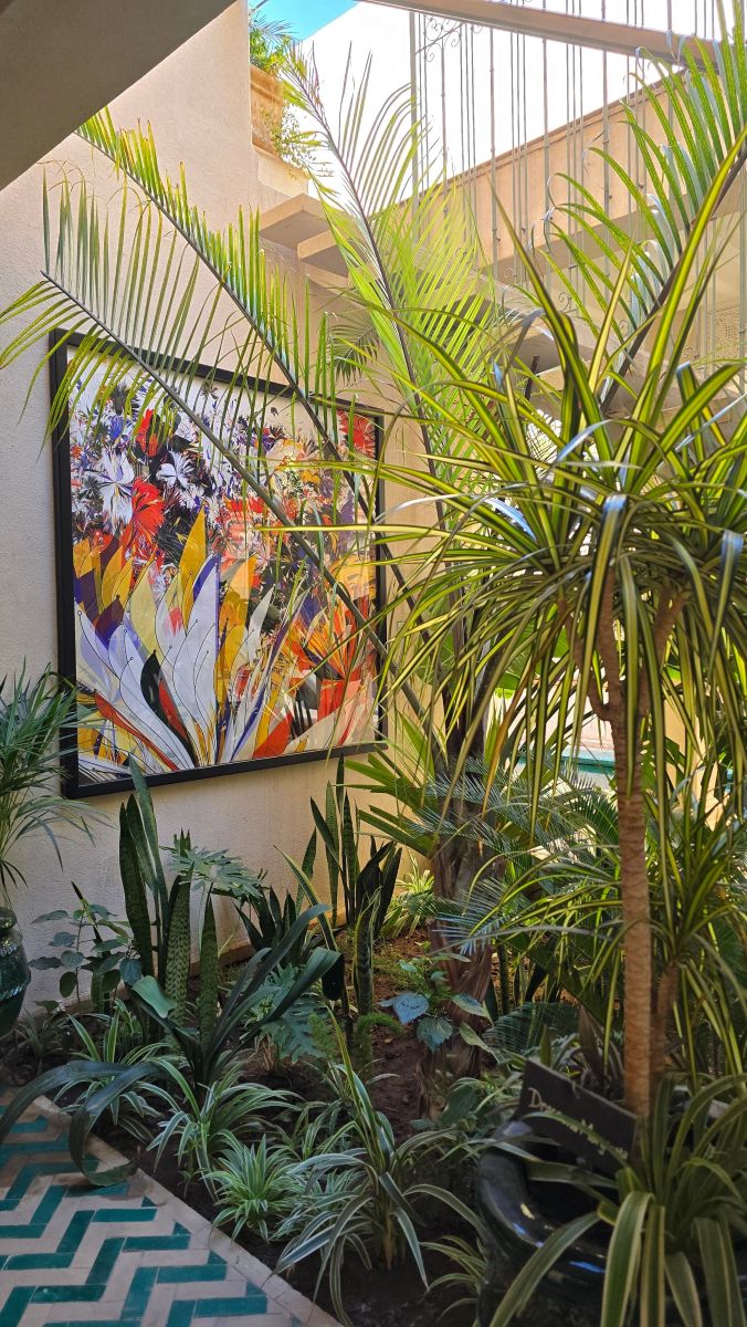 canvasdoek in patio
