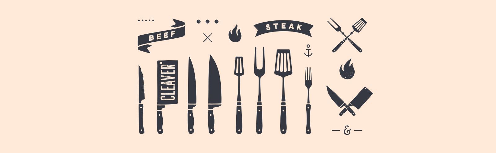 BBQ-spullen klaar voor gebruik